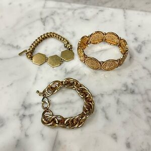 Gold-Tone Bracelet Set